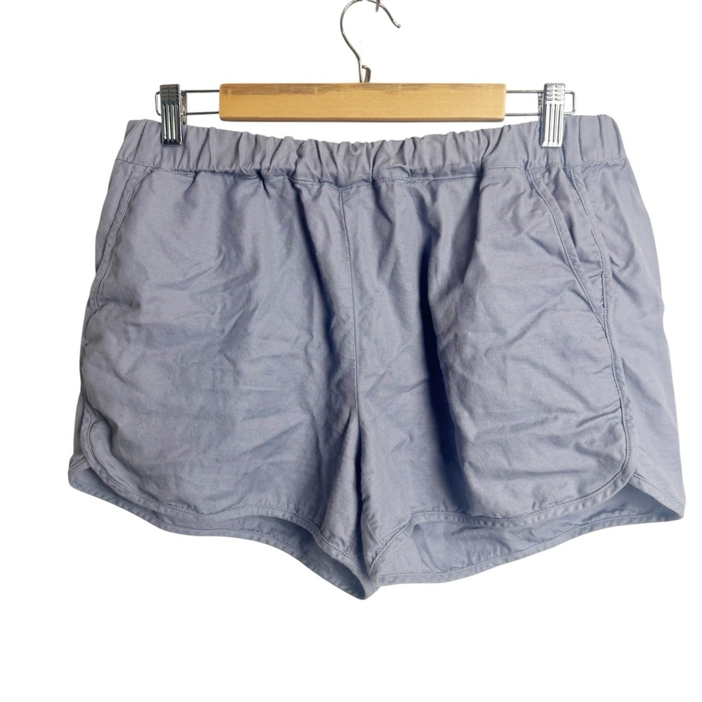 Madewell Women Medium Dusty Purple Lavender Pull On Short Shorts 3" Inseam Beach